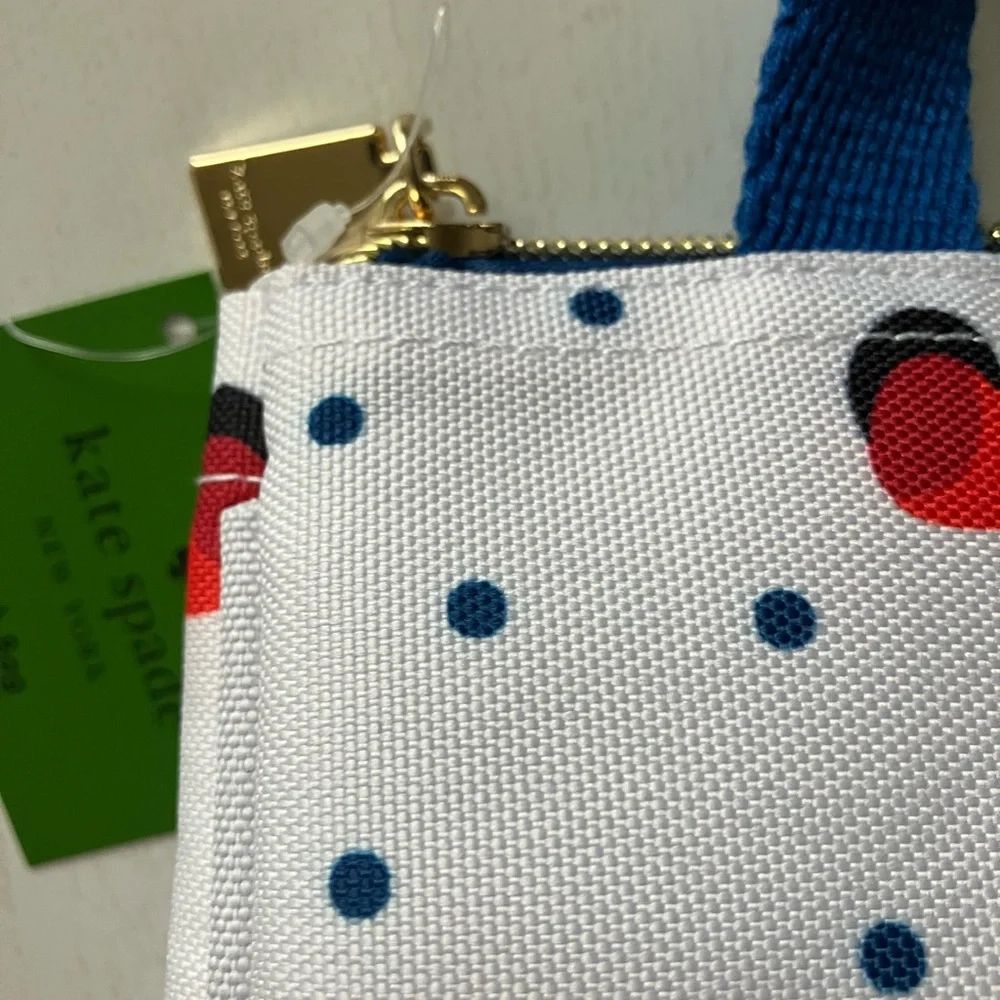 Kate Spade New York Vintage Cherry Dot Lunch Bag (NWT)